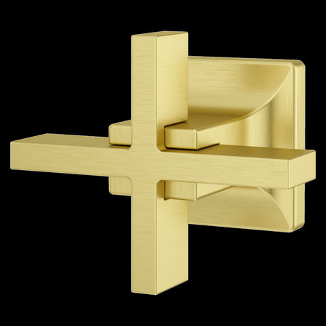 Verve Cross Robe Hook in Brushed Gold