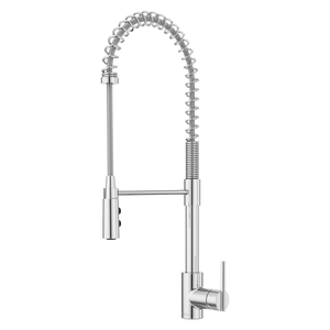 Brislin 1-Handle Pull-Down Kitchen Faucet in Polished Chrome