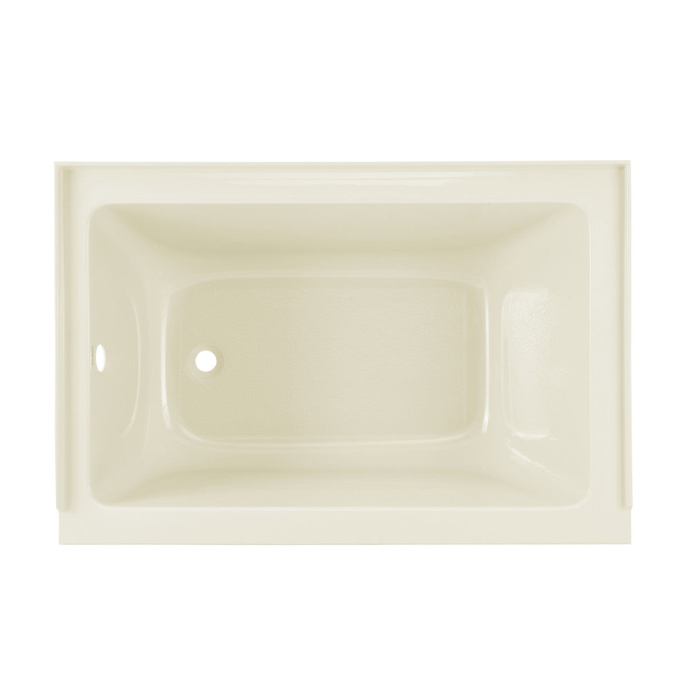 Voltaire 48" X 32" Left-Hand Drain Alcove Bathtub in Bisque