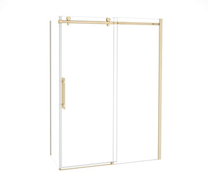 MAAX 107546-900-343-000 Odyssey SC 60" x 32" x 78" 8mm Sliding Shower Door for Corner Installation with Clear glass in Brushed Gold