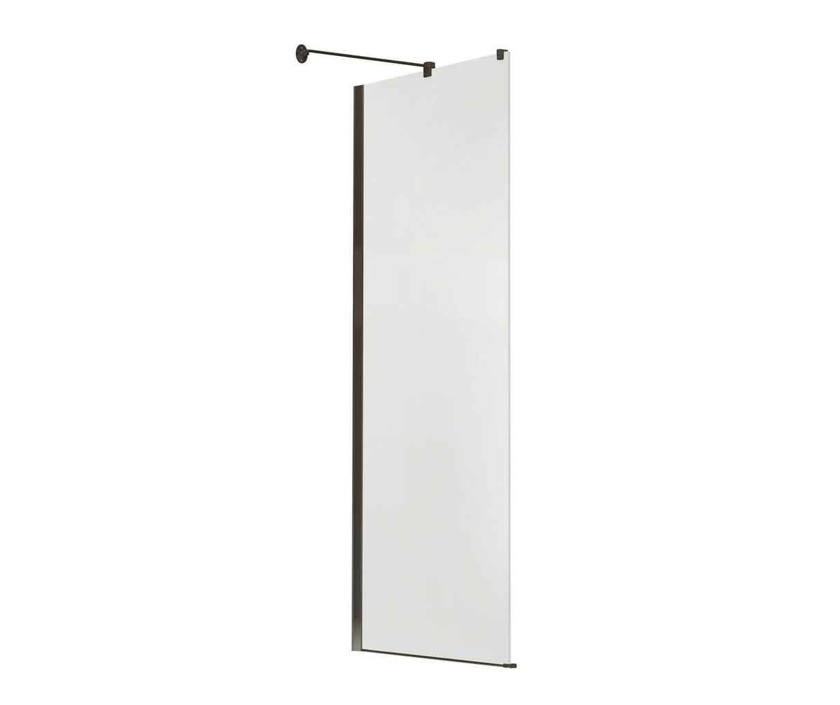 MAAX 136673-900-173-000 Reveal 71 Return Panel for 32 in. Base with Clear glass in Dark Bronze