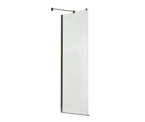 MAAX 136673-900-173-000 Reveal 71 Return Panel for 32 in. Base with Clear glass in Dark Bronze