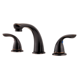 Pfirst Series 2-Handle 8" Widespread Bathroom Faucet in Tuscan Bronze