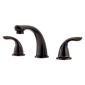 Pfirst Series 2-Handle 8" Widespread Bathroom Faucet in Tuscan Bronze