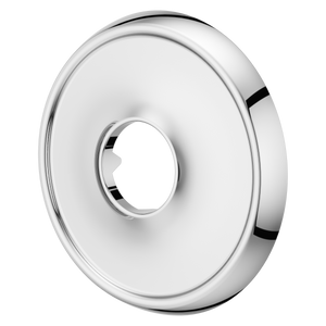 Transitional Round Shower Arm Flange in Polished Chrome