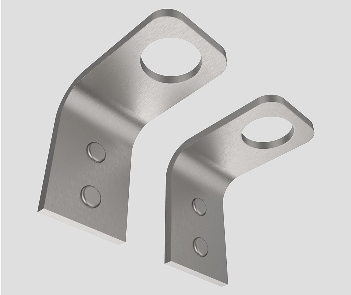 Swanstone Odile Suite Bottle Holder in Brushed Chrome - Pack of 2 BH10045090.201