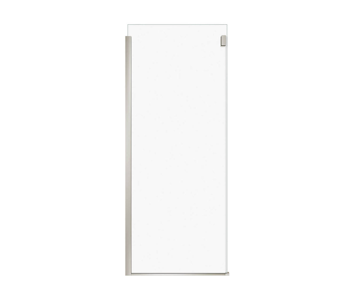 MAAX 137310-900-305-000 Duel and Inverto Return Panel for 32 in. Base with Clear glass in Brushed Nickel