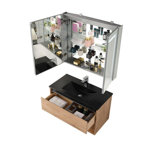 Blossom Bergen 36" Vanity with Dual LED Illumination - Adjustable Lighting and Soft-Close Drawer