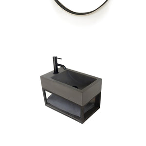 Brixton Rectangular Concrete Wall-Hung