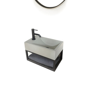 Brixton Rectangular Concrete Wall-Hung