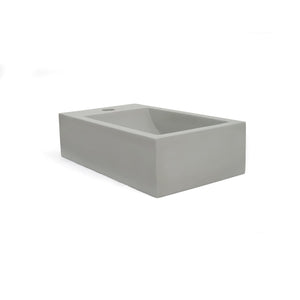 Brixton Rectangular Concrete Wall-Hung