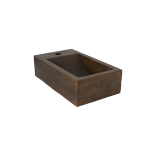 Brixton Rectangular Concrete Wall-Hung