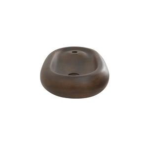 Maia Concrete Basin With Faucet Hole