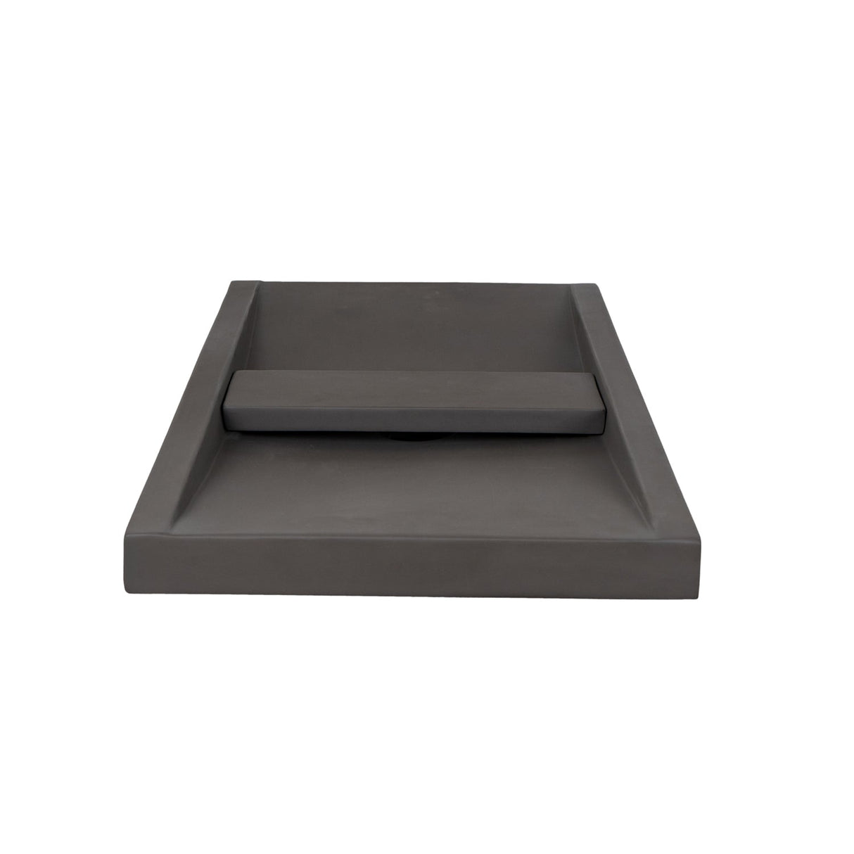 Lex 27" Concrete Double Bowl Vessel