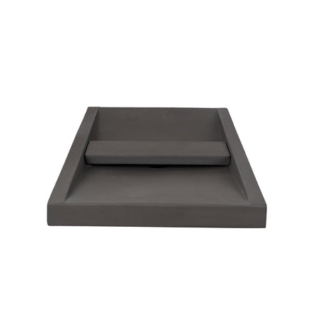 Lex 27" Concrete Double Bowl Vessel