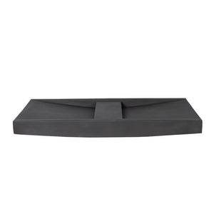 Lex 27" Concrete Double Bowl Vessel