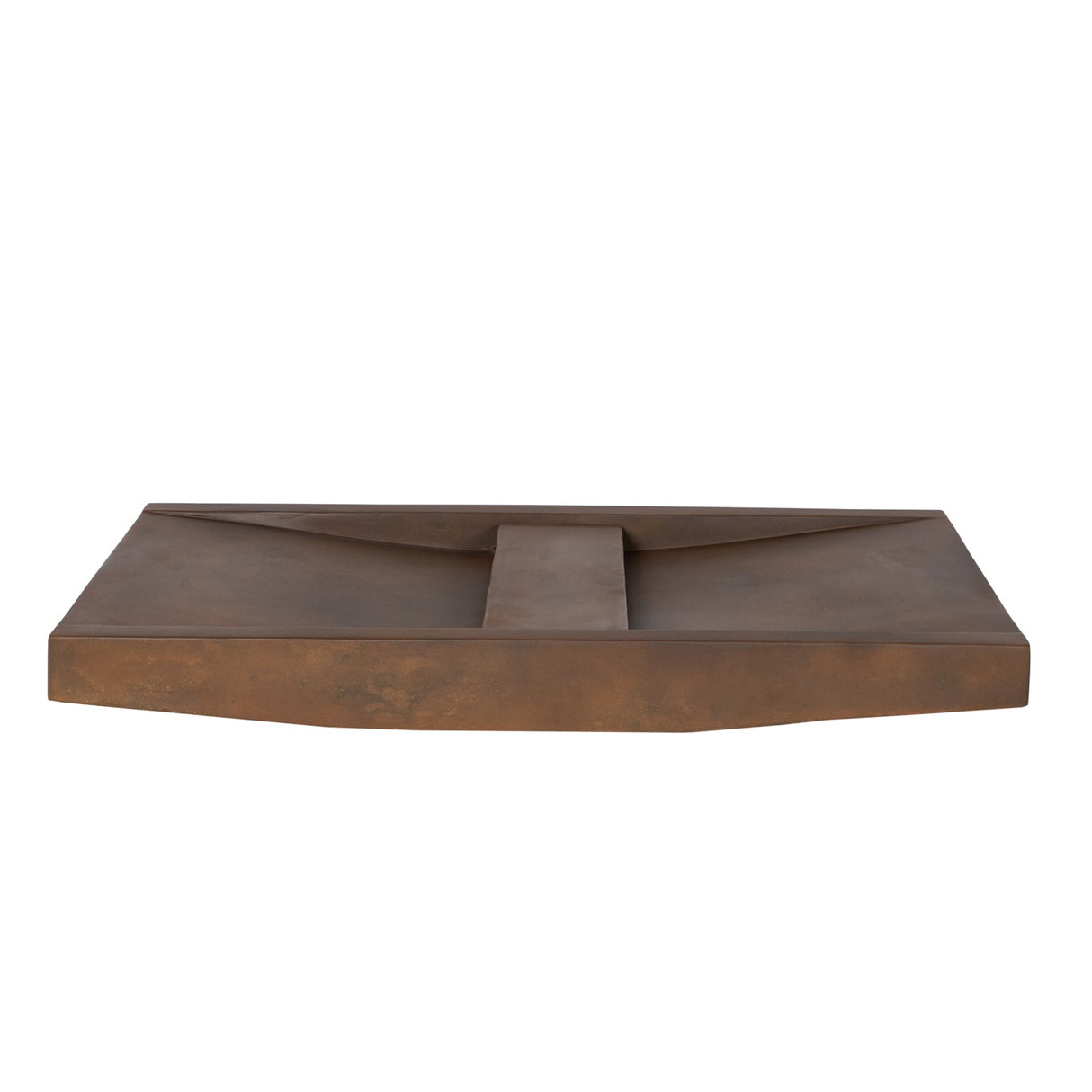 Lex 27" Concrete Double Bowl Vessel