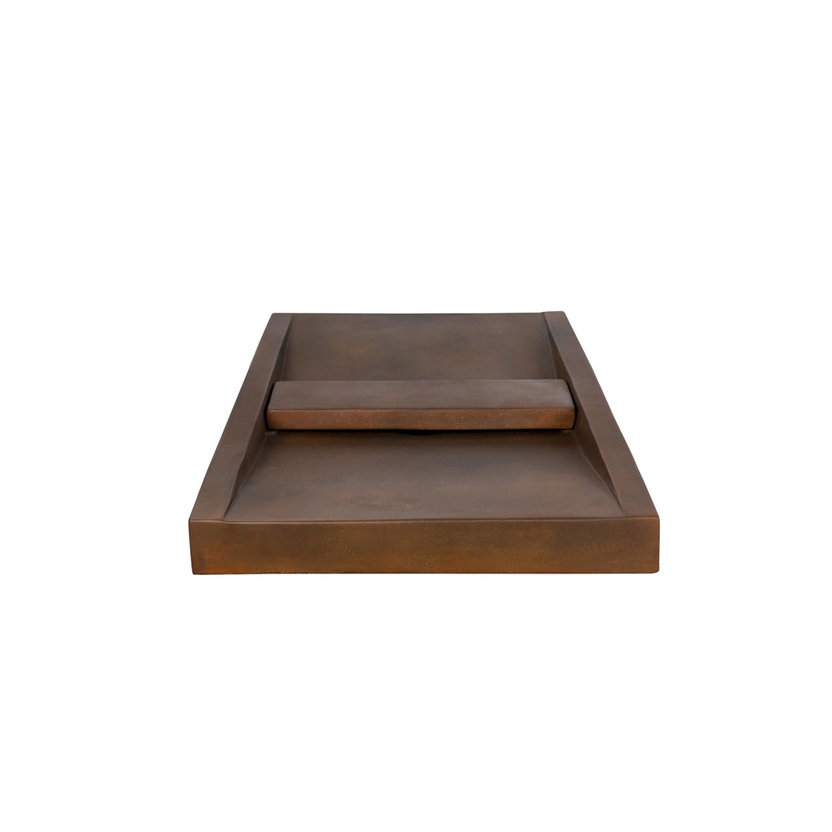 Lex 27" Concrete Double Bowl Vessel