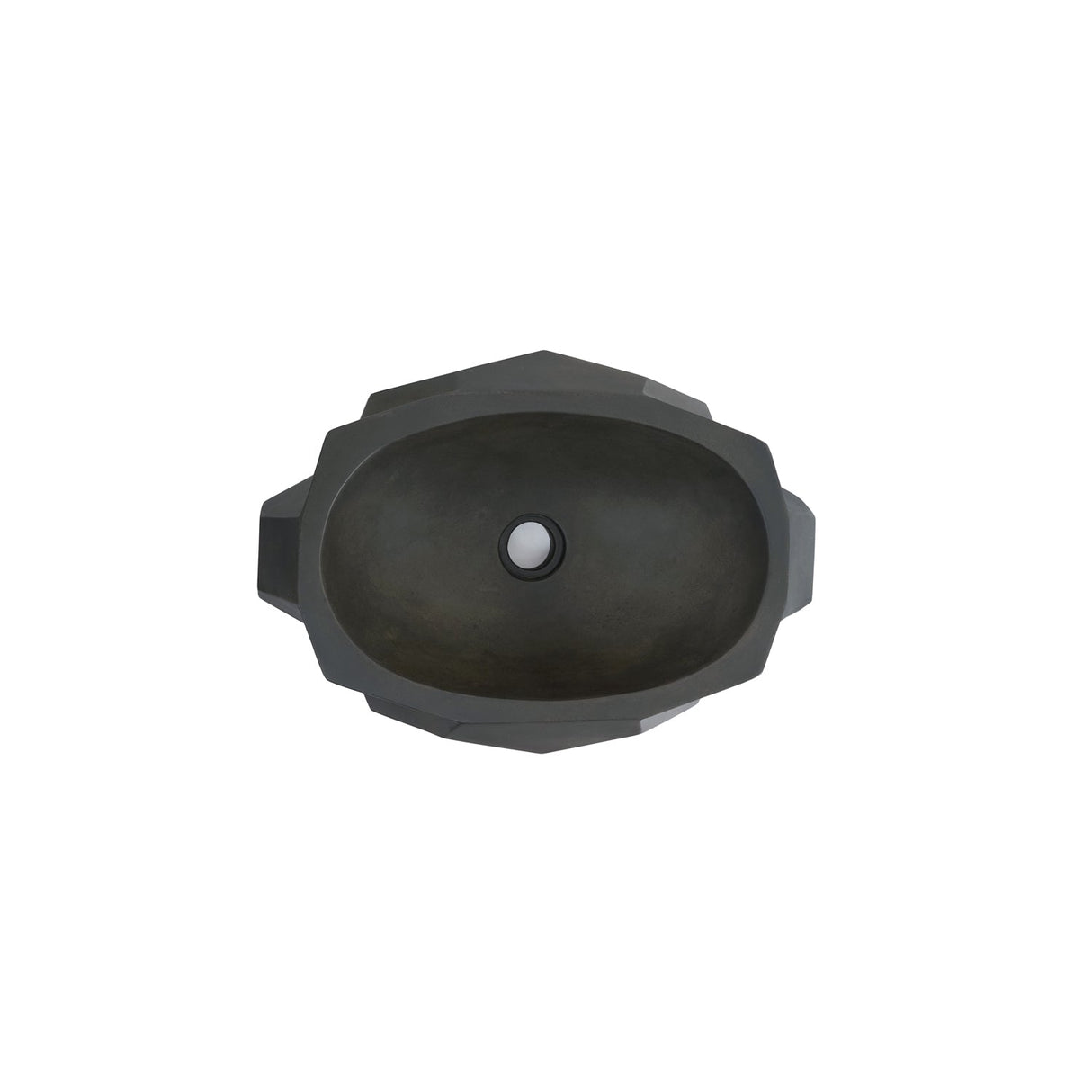 Kyan Oval Concrete Vessel