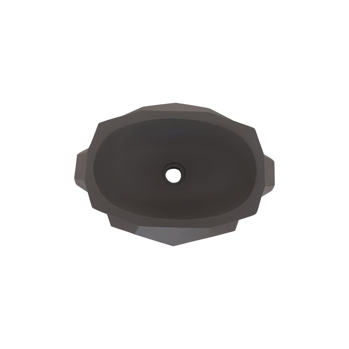 Kyan Oval Concrete Vessel