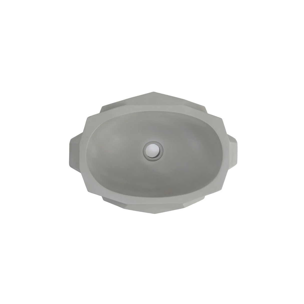 Kyan Oval Concrete Vessel
