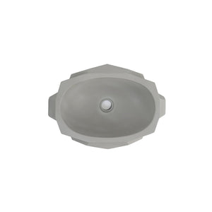 Kyan Oval Concrete Vessel