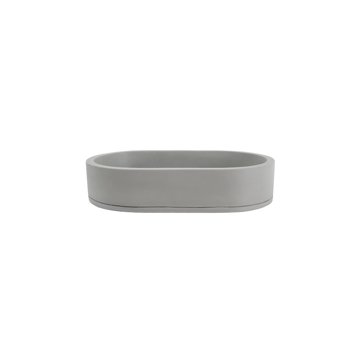 Uri Oval Concrete Vessel