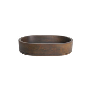 Uri Oval Concrete Vessel