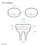 Toilet Hardware, Black (SM-1T106HB, SM-1T117HB)