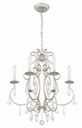 Ashton 6 Light Hand Cut Crystal Olde Silver Chandelier 5016-OS-CL-MWP