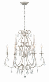 Ashton 9 Light Hand Cut Crystal Olde Silver Chandelier 5019-OS-CL-MWP