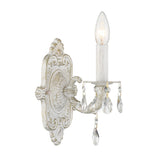 Paris Market 1 Light Clear Crystal Antique White Sconce 5021-AW-CL-MWP