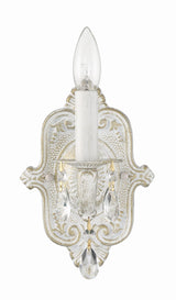 Paris Market 1 Light Clear Crystal Antique White Sconce 5021-AW-CL-MWP