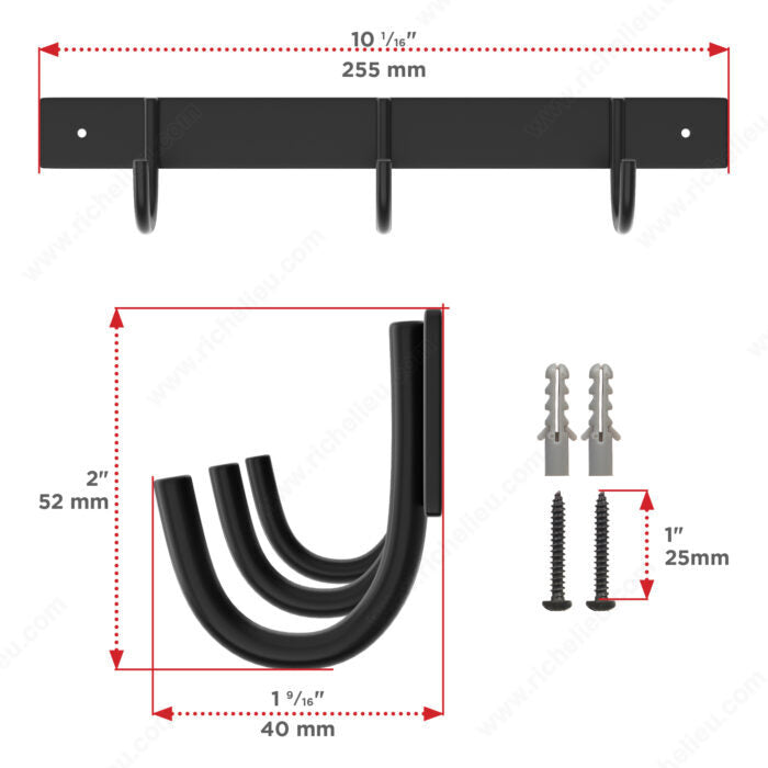 Richelieu NH2410900 Utility Hook Rack - 241