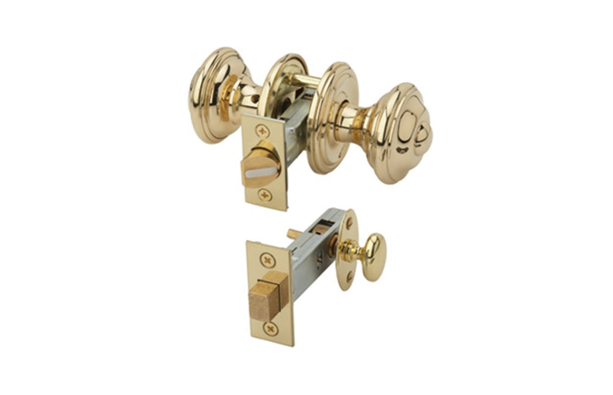 Phylrich 5023-026 TRADITIONAL Door Knob w/ Privacy Bolt 5023