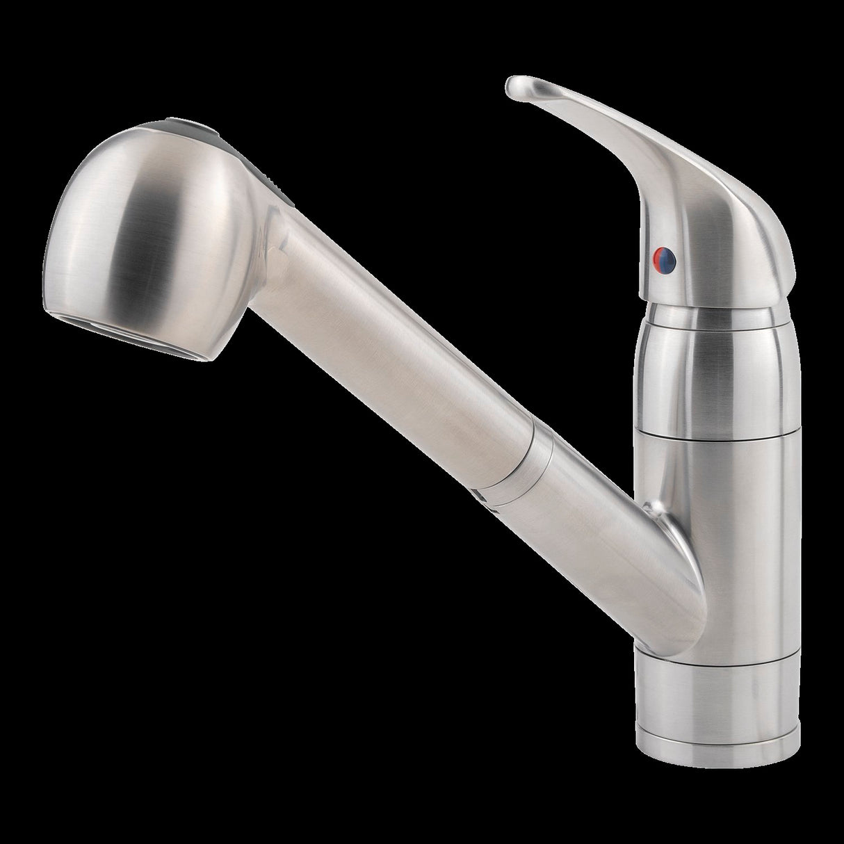 Pfirst Series 1-Handle Pull-Out Kitchen Faucet in Stainless Steel