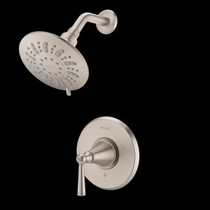 Saxton 1-Handle Shower Only Trim in Brushed Nickel