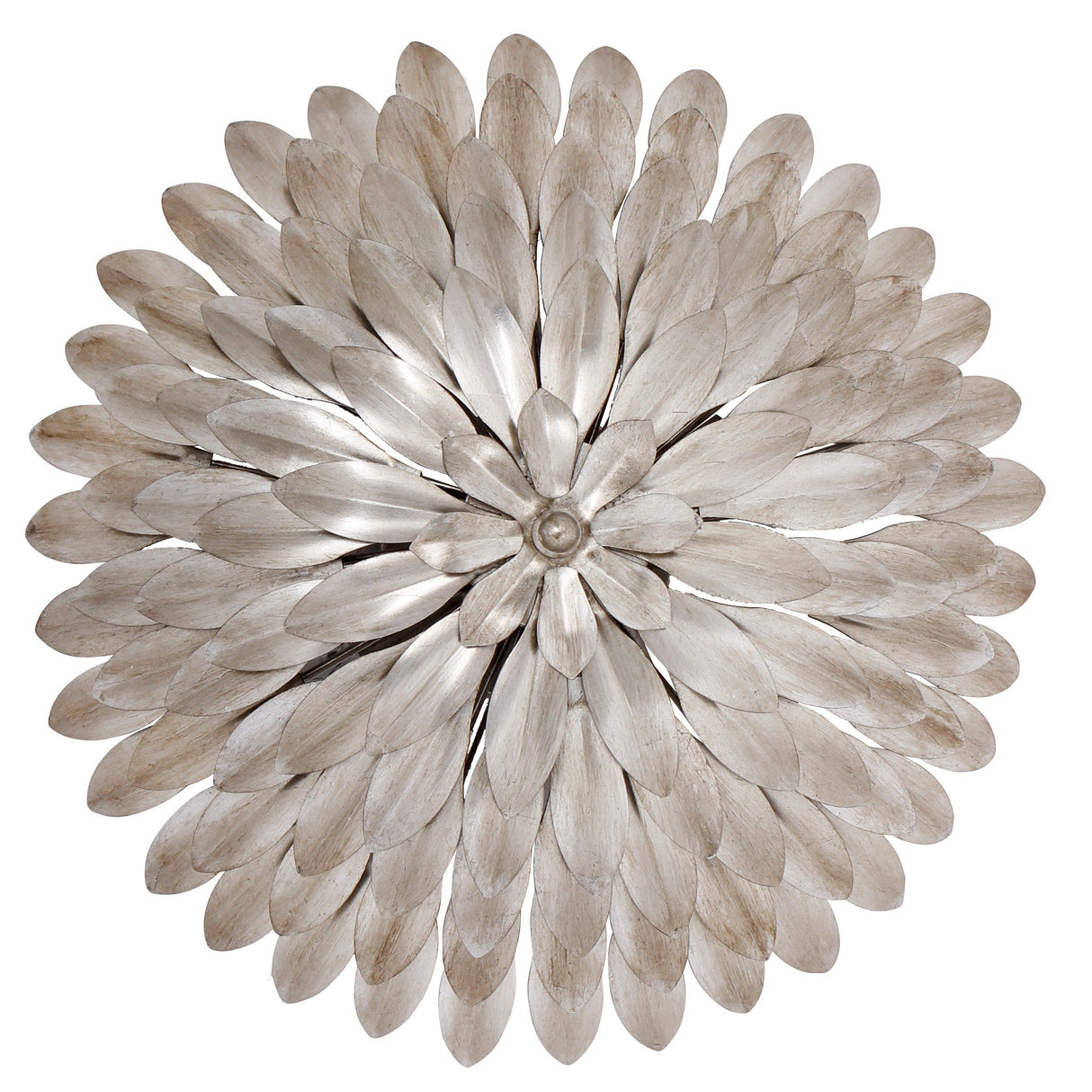 Broche 4 Light Antique Gold Semi Flush Mount 505-GA