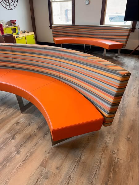 Nucraft Commercial-Rated 3-Seat Couch
