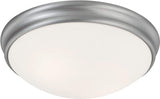 Capital Lighting 2032MN Hansen 2 Light Flush Mount Matte Nickel