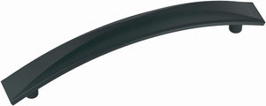 Amerock Cabinet Pull Matte Black 5-1/16 inch (128 mm) Center-to-Center Extensity 1 Pack Drawer Pull Drawer Handle Cabinet Hardware