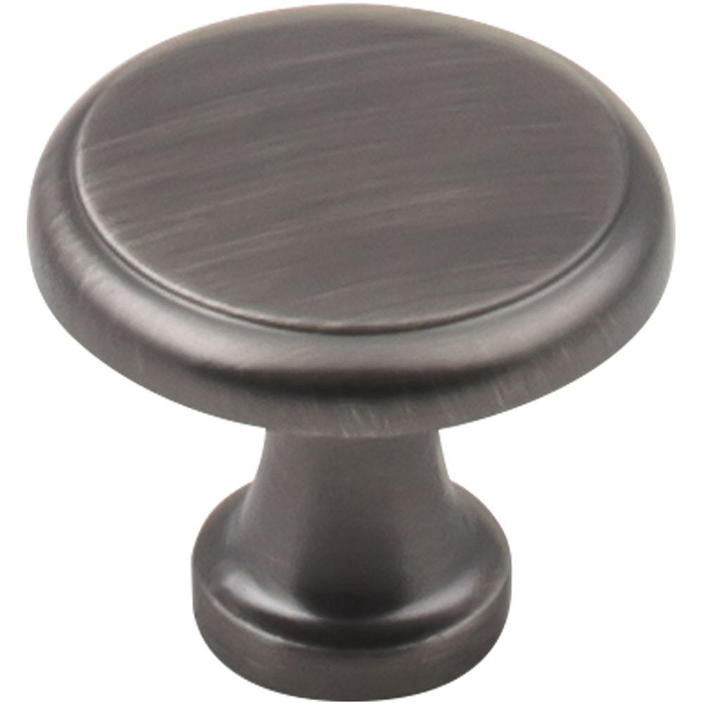 Elements 3970-BNBDL 1-3/16" Diameter Brushed Pewter Kenner Cabinet Mushroom Knob