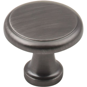 Elements 3970-BNBDL 1-3/16" Diameter Brushed Pewter Kenner Cabinet Mushroom Knob