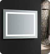 Fresca FMR022430 Fresca Santo 24" Wide x 30" Tall Bathroom Mirror w/ LED Lighting and Defogger