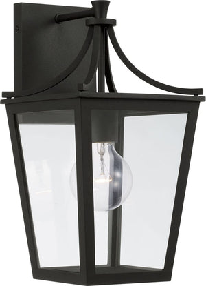 Capital Lighting 947911BK Adair 1 Light Outdoor Wall Lantern Black