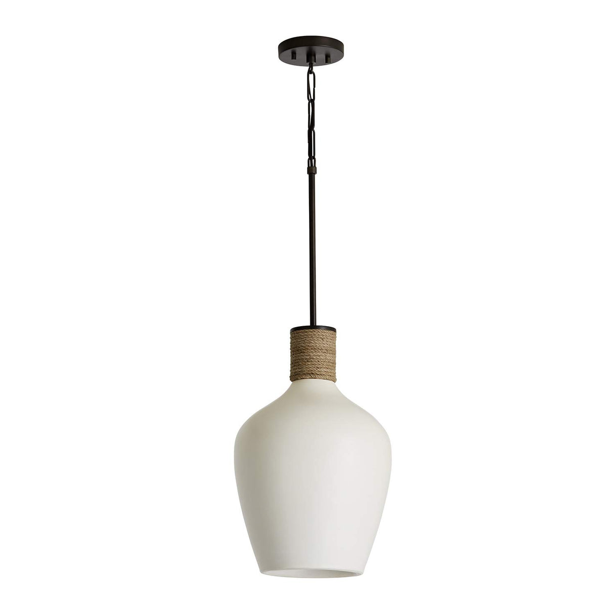 Capital Lighting 340614PW Destin 1 Light Pendant Dark Pewter