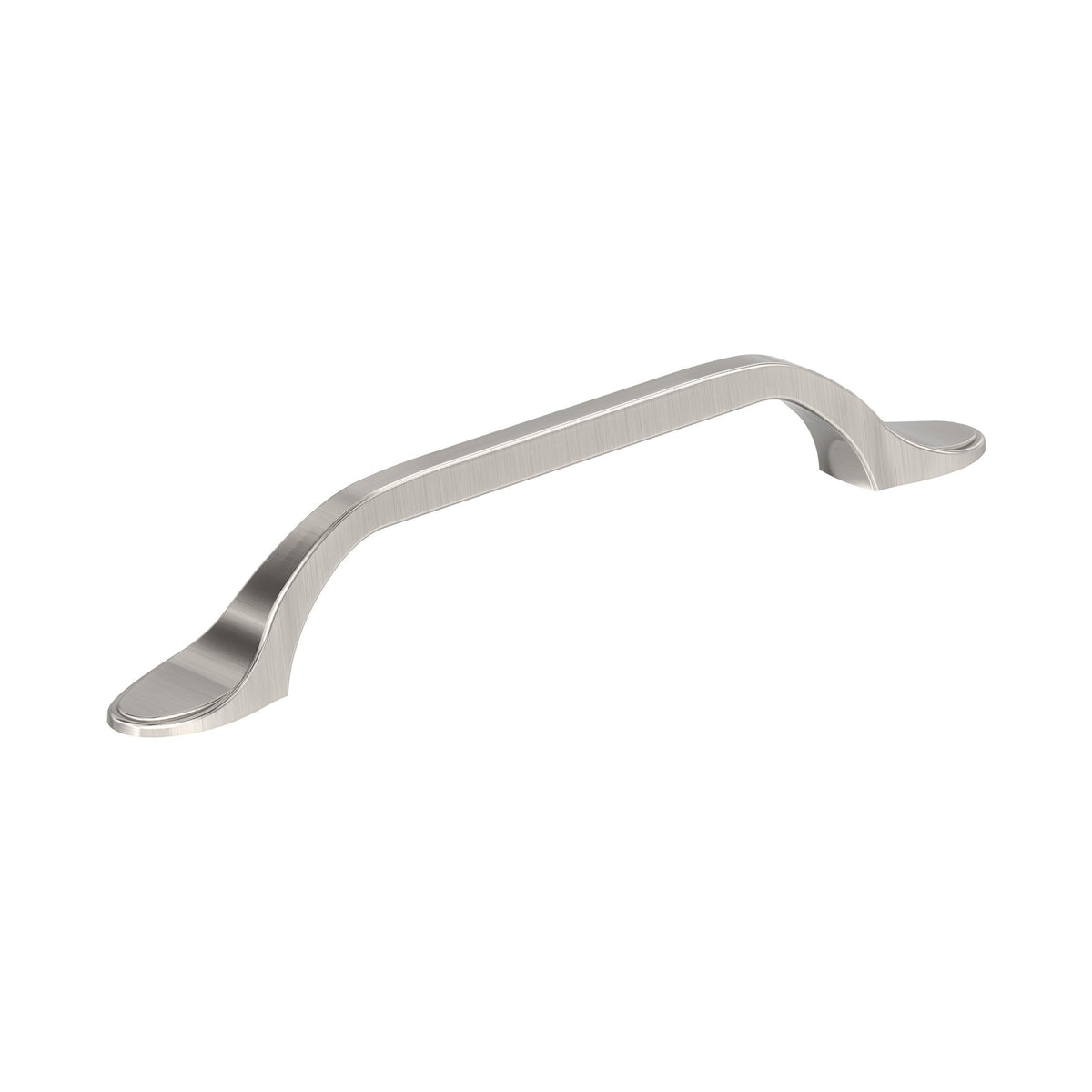 Amerock BP21937G10 Satin Nickel Cabinet Pull 5-1/16 inch (128mm) Center-to-Center Cabinet Hardware Ravino Furniture Hardware Drawer Pull
