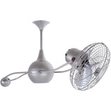 Matthews Fan B2K-RED-MTL Brisa 360° counterweight rotational ceiling fan in Rubi (Red) finish with metal blades.