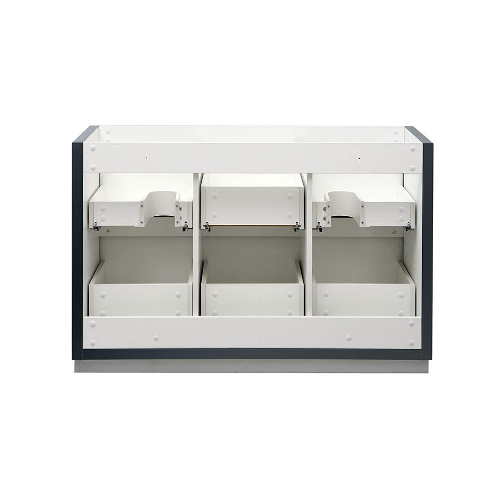 Fresca FCB8448WH-D Fresca Valencia 48" Glossy White Free Standing Double Sink Modern Bathroom Cabinet