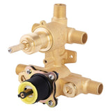 Pfister Unfinished Non-shared 3-way Stacked Diverter Valve